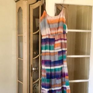 Cynthia Vincent Maxi dress size large NWT